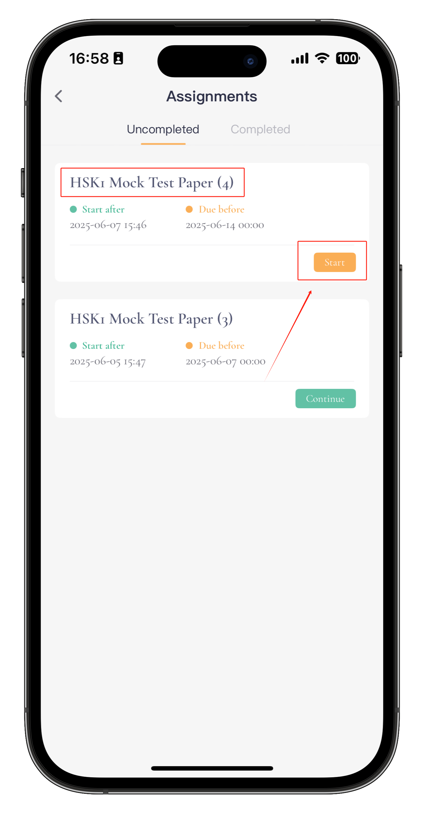 How to Complete the HSK Mock Exam Assigned by the Teacher (COM + Direct)(图10)
